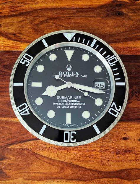 horloge murale rolex submariner|Rolex Submariner wall watches.